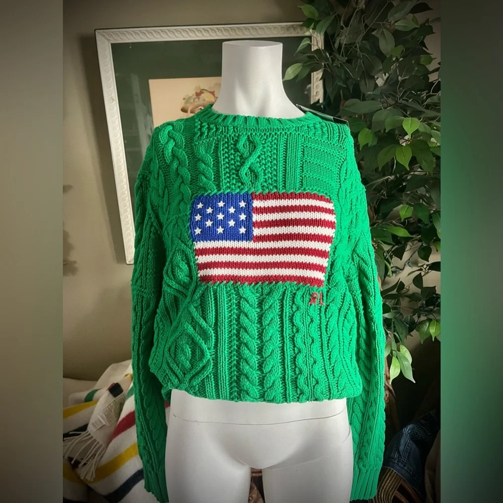 Polo Ralph Lauren Aran Cotton Sweater - Picture 11 of 15